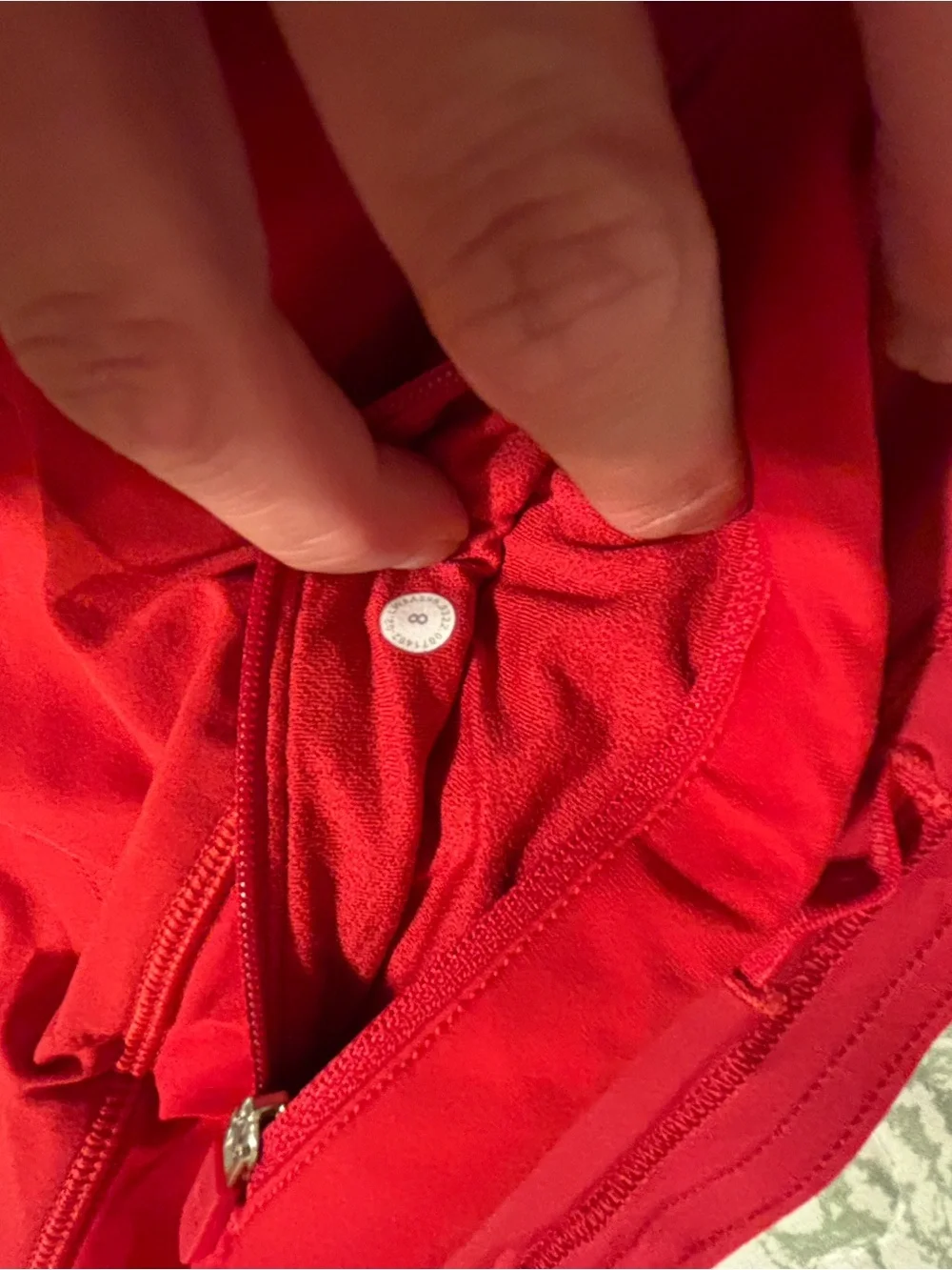 lululemon sz 8 EXTRA LONG Pace Rival Mid-Rise Skirt -Dark Red athleisure golf